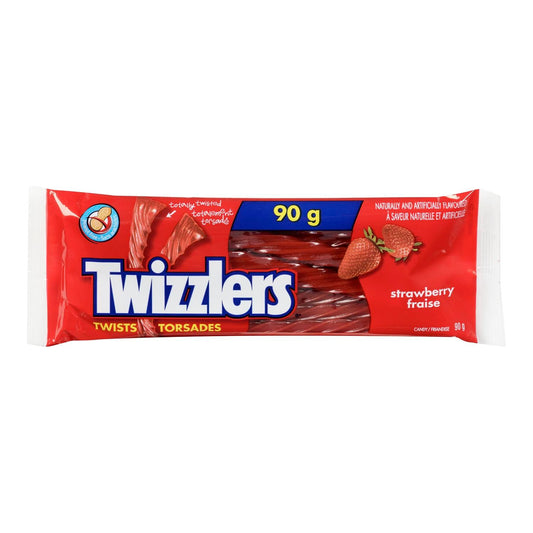 TWIZZLERS - TWISTS STRAWBERRY 90GR