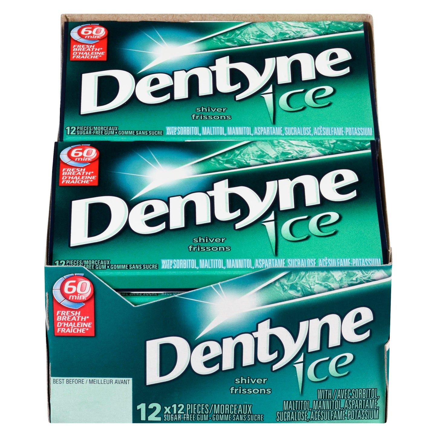 DENTYNE - ICE SHIVER 12x12 PC