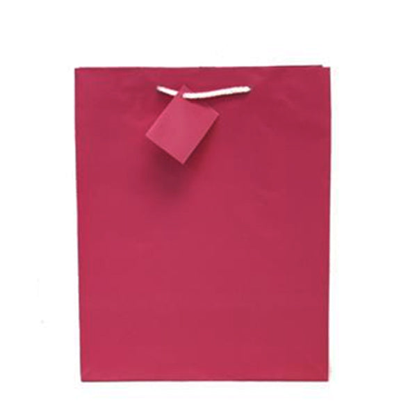 DESIGNS PLUS - LARGE GIFT BAGS PINK EA