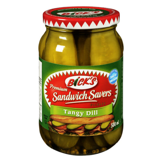 BICKS - SANDW SAVER PICKLES TANGY DILL 500 500ML