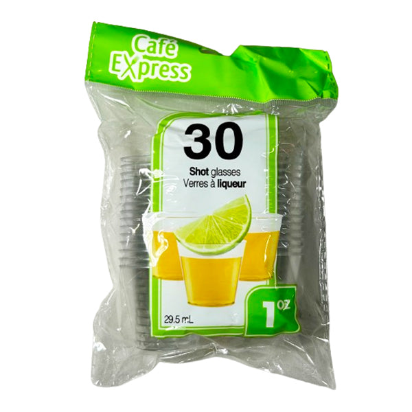 CAFE EXPRESS - 1OZ PLASTIC SHOOTER CUPS 30EA