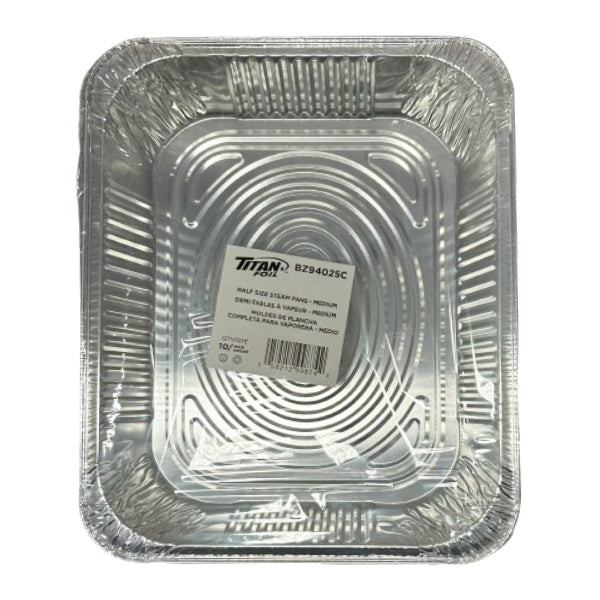 TITAN - HALF SIZE MEDIUM STEAM PANS3 10EA