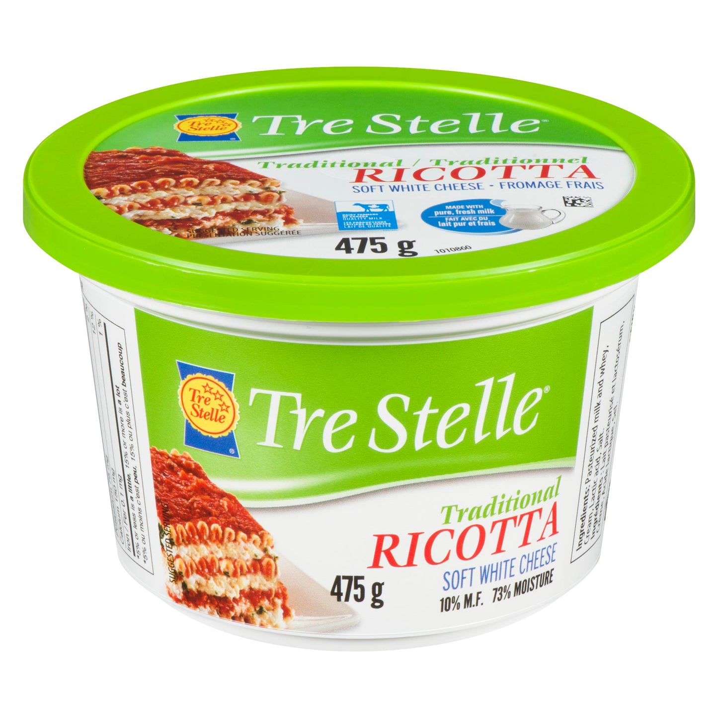 TRE STELLE - RICOTTA REGULAR 475GR