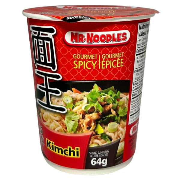 MR NOODLES - GOURMET SPICY KIMCHI 12x64GR