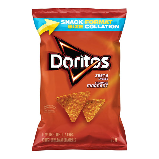 DORITOS - ZESTY CHEESE 70GR
