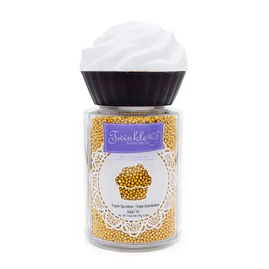 TWINKLE - TRIPLET SPRINKLES GOLD 195GR