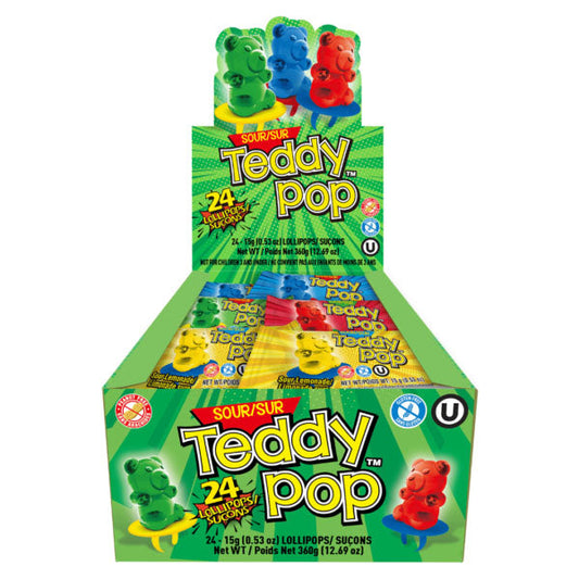 EXCLUSIVE - SOUR TEDDY POP GOOD BOX 24x15 GR