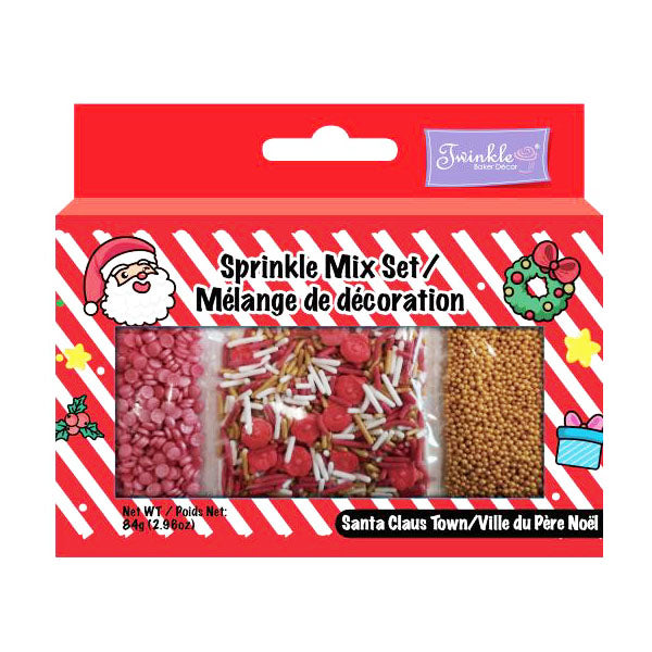 TWINKLE - SPRINKLE MIX SANTA CLAUS TOWN 84GR