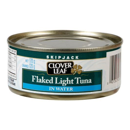CLOVER LEAF - FLAKED LIGHT TUNA 170GR