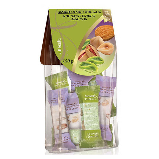 ALESSIA - MINI NOUGATS PISTACHIO & HAZELNUT 150GR