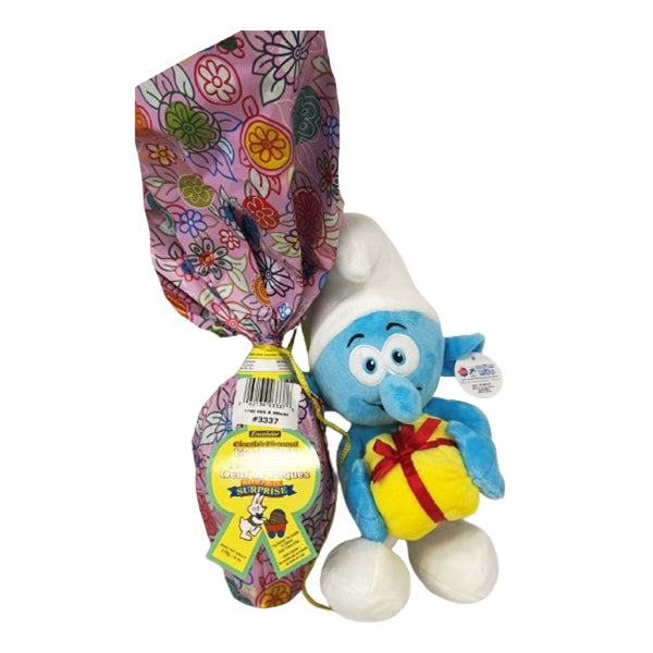 EXCELSIOR - CHOC EASTER EGG W/ SMURF PLUSH TOY 170GR