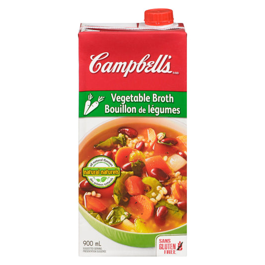 CAMPBELLS - VEGETABLE BROTH 900ML