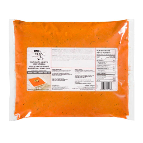 CAMPBELL - CAMPBELLS TOMATO ROASTED RED PEPPER BISQUE WITH GOUDA 4LBS