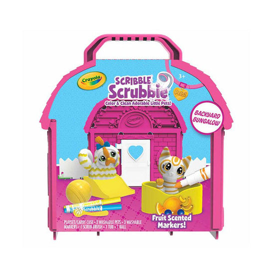 CRAYOLA - SCRIBBLE SCRUBBIE PETS BACKYARD BUNGALOW 1EA