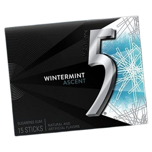5 GUM - WRIGLEY ASCENT WINTERMINT 10x15 EA