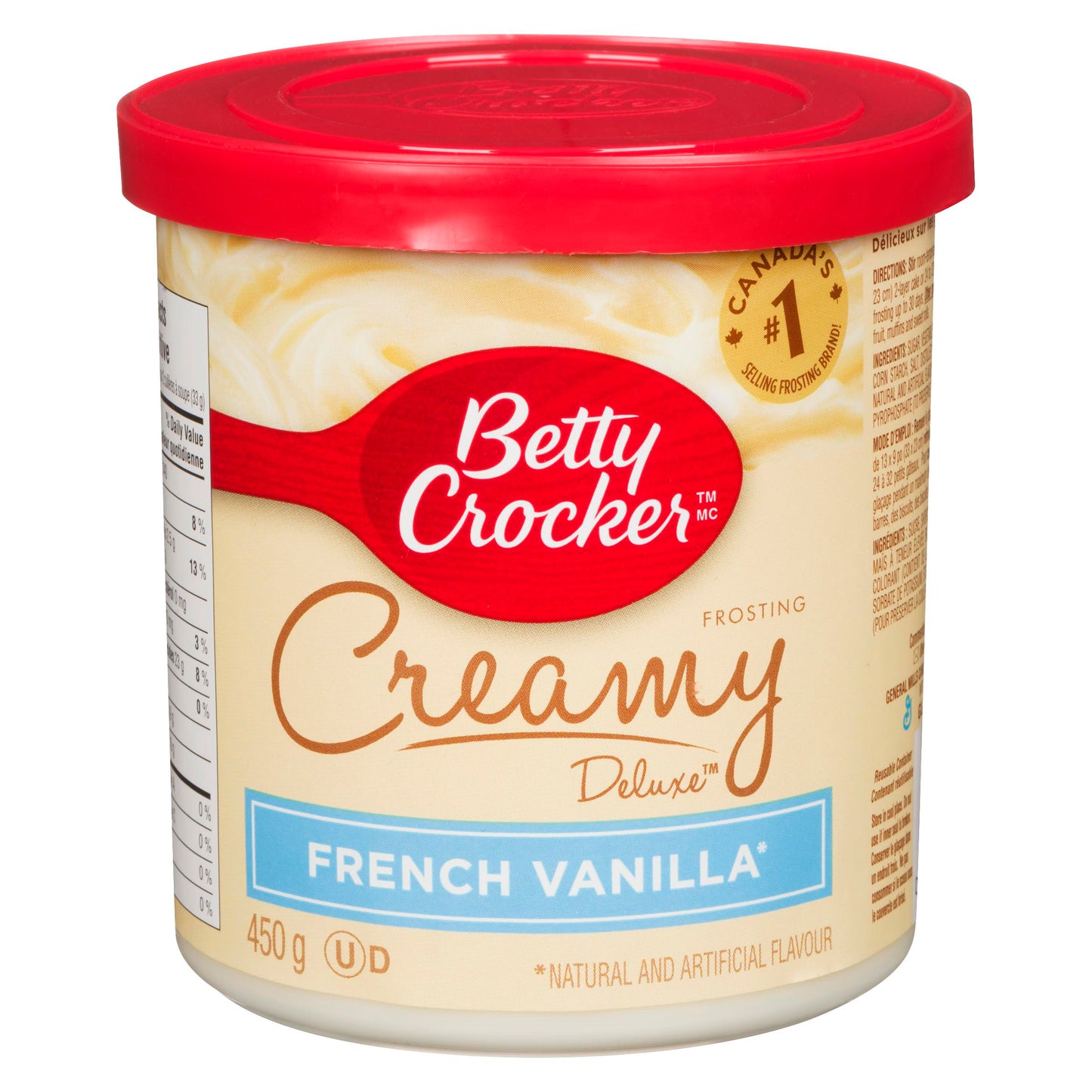 BETTY CROCKER - FROSTING DELUXE FRENCH VANILLA 450GR