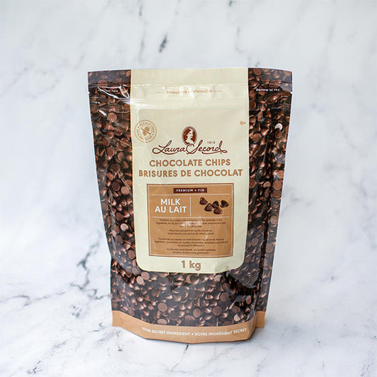 LAURA SECORD - MILK CHOCOLATE CHIPS 1KG