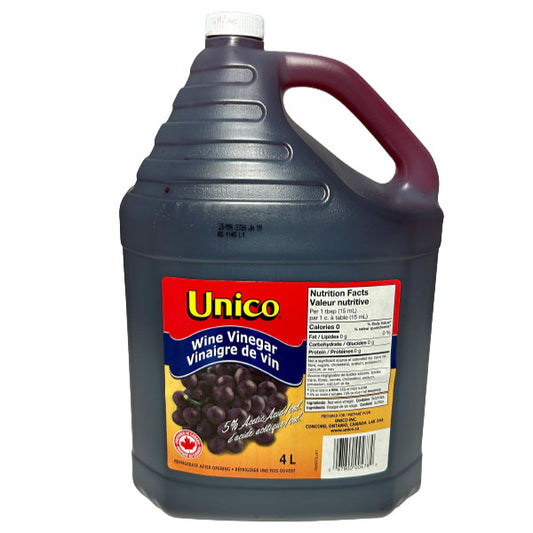 UNICO - RED WINE VINEGAR 4LT