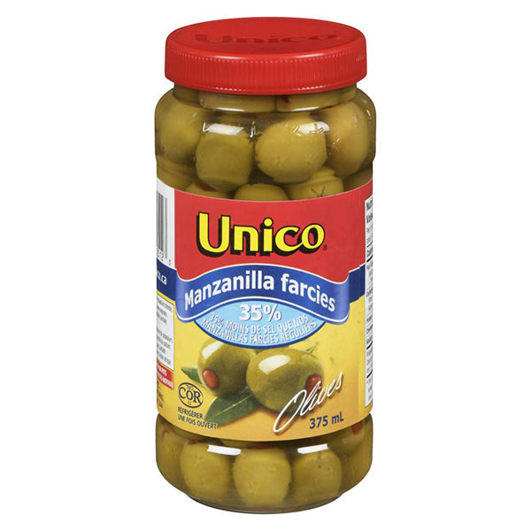 UNICO - STUFFED MANZANILLA LOW SALT 375ML