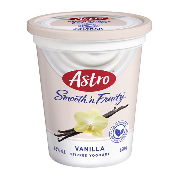 ASTRO - SMOOTH N FRUITY FRENCH VANILLA 650GR