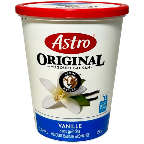 ASTRO - ORIGINAL YOGURT BALKAN VANILLA 650GR