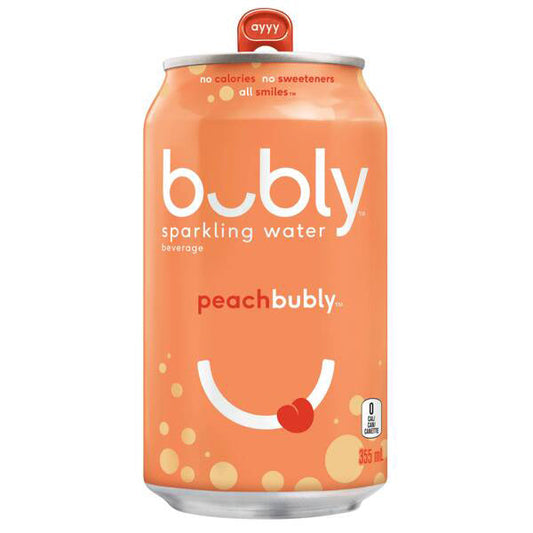 BUBLY - PEACH SPARKLING 12x355 ML