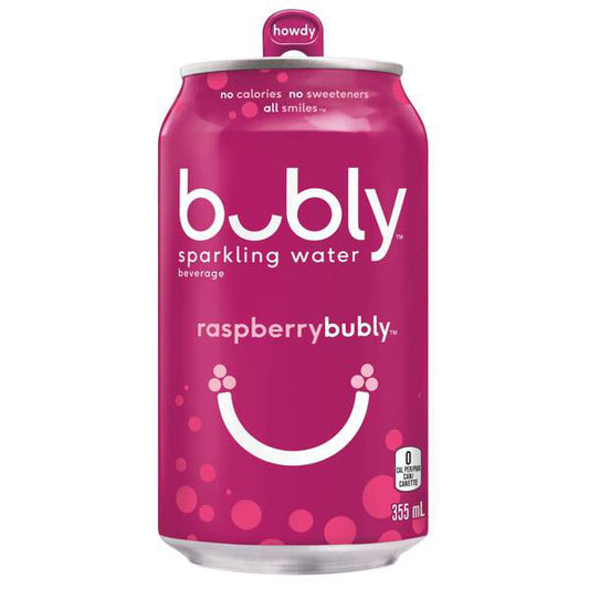 BUBLY - RASPBERRY SPARKLING 12x355 ML