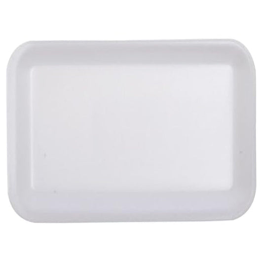 DYNE - A PAK WHITE 25D FOAM MEAT TRAY 100EA
