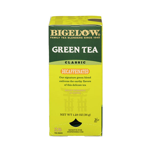 BIGELOW - GREEN TEA DECAF 28EA