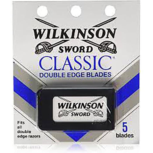 WILKINSON - 5PC SWORD CLASSIC DOUBLE EDGE BLADES EA