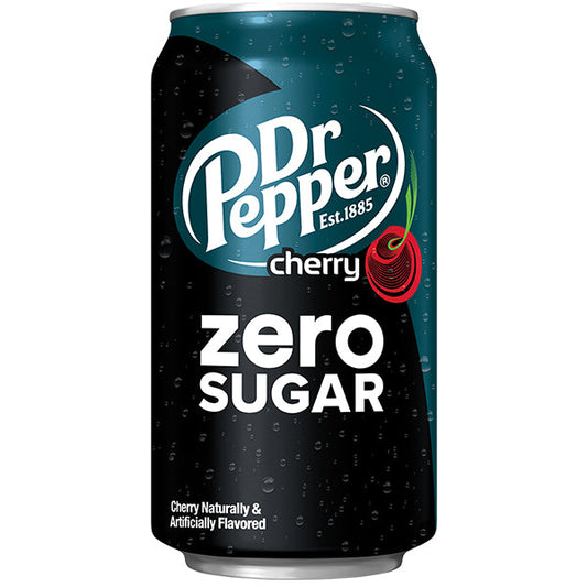 DR PEPPER - US ZERO CHERRY SUGAR 12x355ML