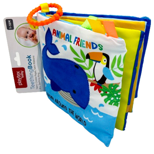 BABIES - PLAYTEX ANIMAL FRIENDS TEETHING BOOK EA