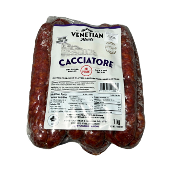 VENETIAN MEATS - CACCIATORE SAUSAGE BULK MILD PER KG