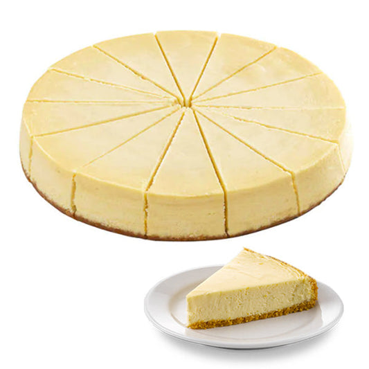ELITE SWEETS - CHEESECAKE 10IN PLAIN SLICED 1EA