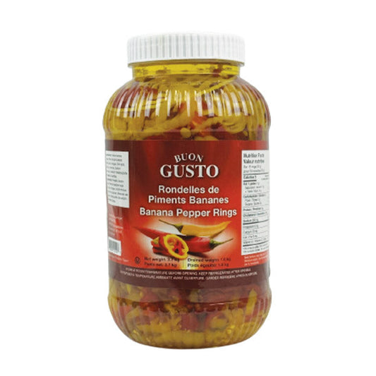 BUON GUSTO - HOT PEPPER RINGS 4x4 LT