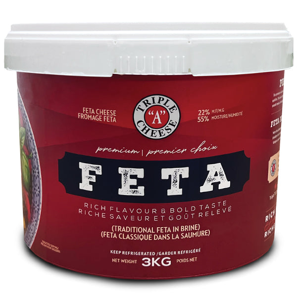 TRIPLE A CHEESE - FETA 3KG