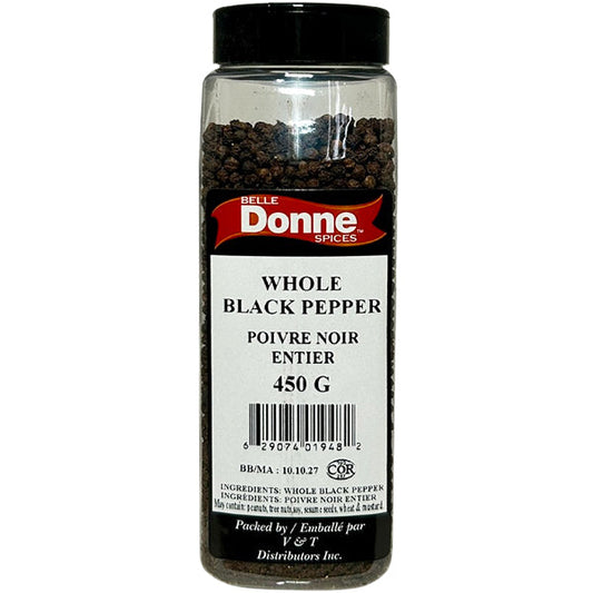 BELLE DONNE - WHOLE BLACK PEPPER 450GR