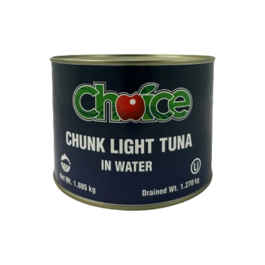 CHOICE BRANDS - CHUNK LIGHT TUNA IN WATER 1.88KG