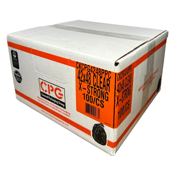 CPG - X-STRONG CLEAR GARBAGE BAGS 42X48 100PK