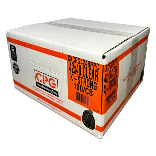 CPG - X-STRONG CLEAR GARBAGE BAGS 42X48 100PK