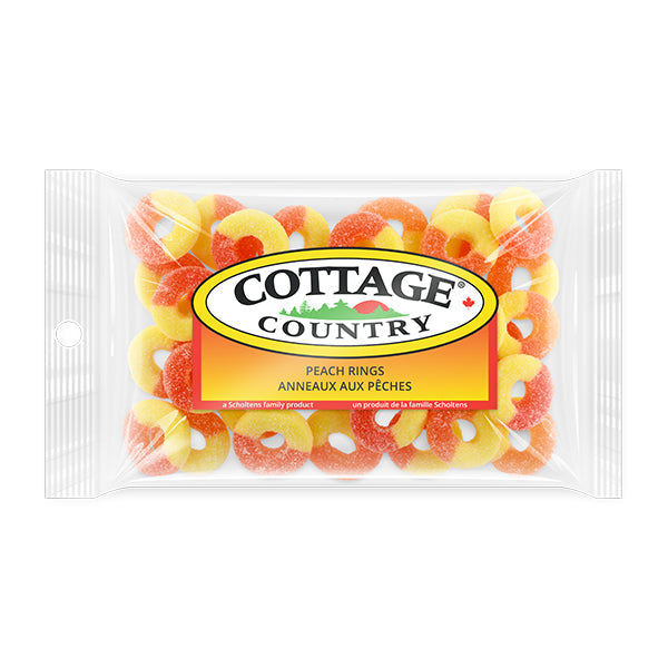 COTTAGE COUNTRY - PEACH RINGS 175GR