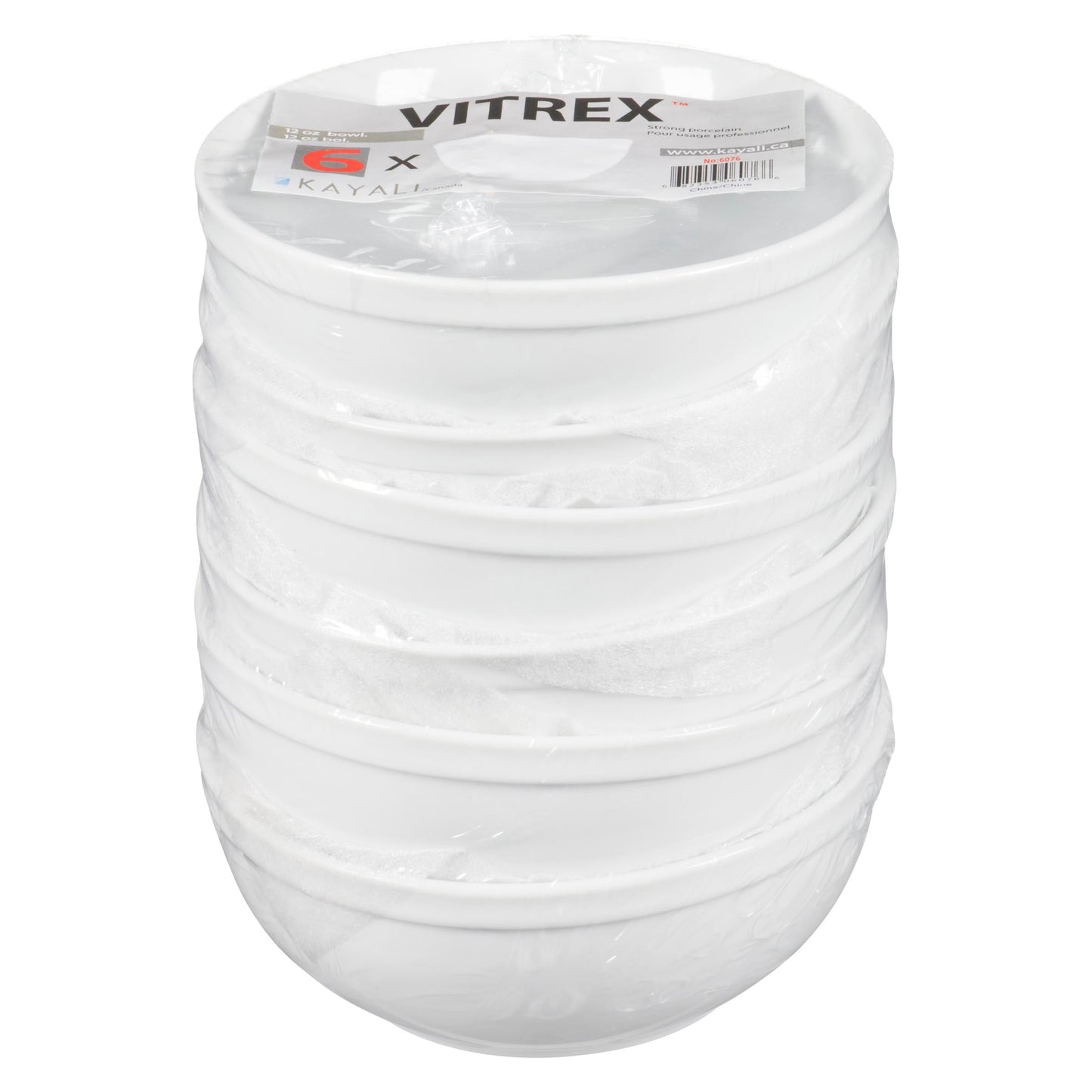 VITREX - 12OZ NAPPIES 5IN 6EA
