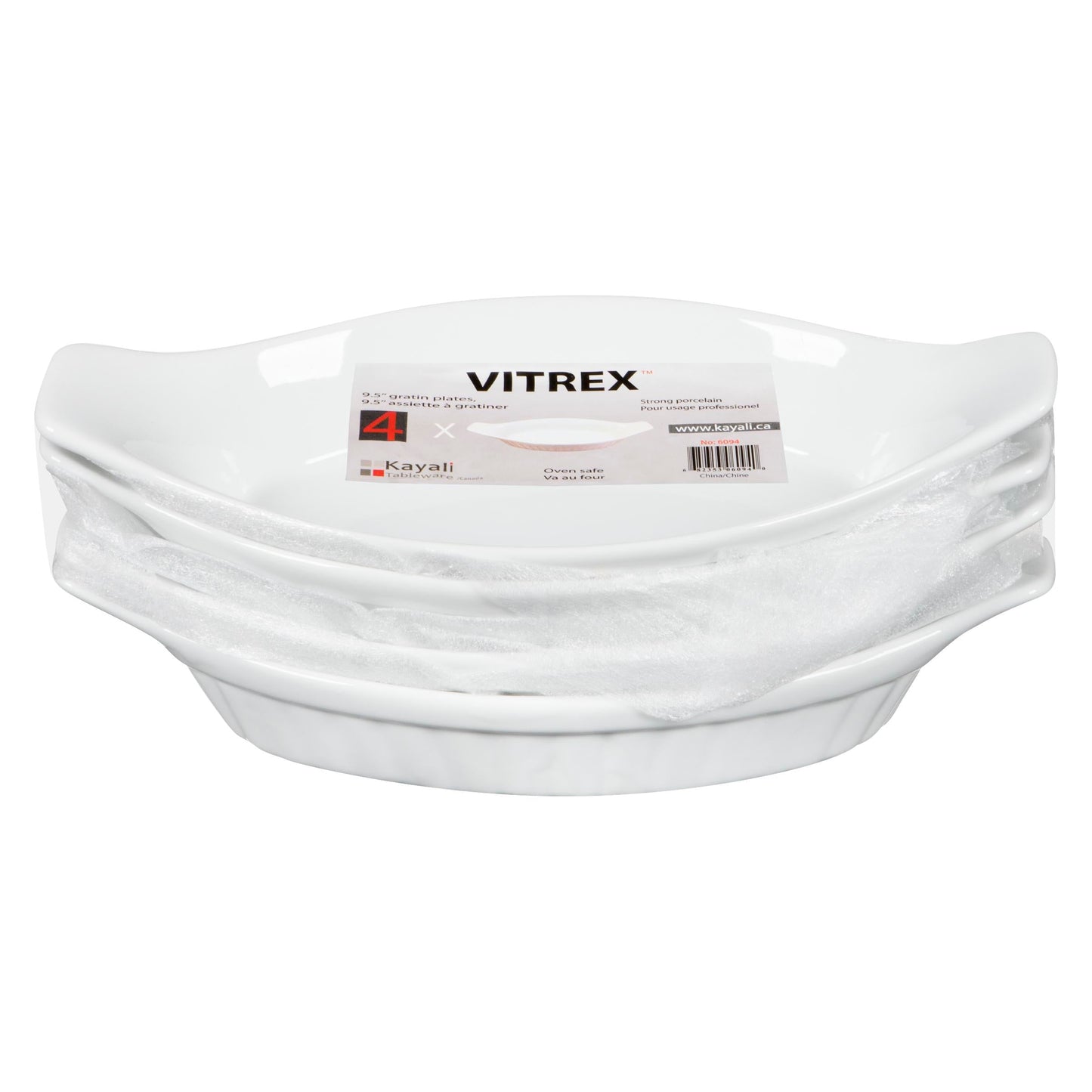 VITREX - 9.5IN GRATIN 4EA