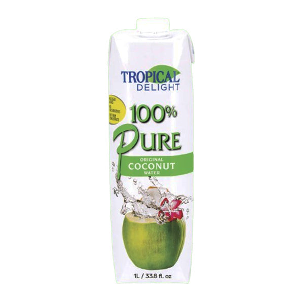 TROPICAL DELIGHT - TD TETRA 100% COCONUT WATER 1LT