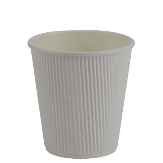 CALIBRE - WHITE RIPPLE HOT PAPER CUP 8oz 25EA