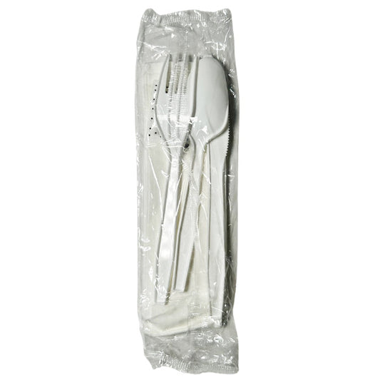 VANTAGE CUTLERY - KIT F,K,TS,S&P,NAP PP WHITE RUBY 500EA