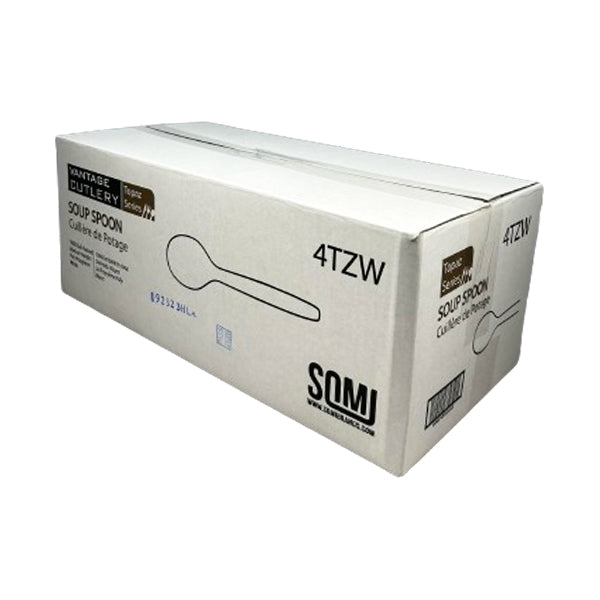 TOPAZ - SOUP SPOON LIGHT MEDIUM WHITE 1000EA