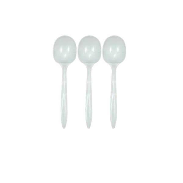 TOPAZ - SOUP SPOON LIGHT MEDIUM WHITE 1000EA