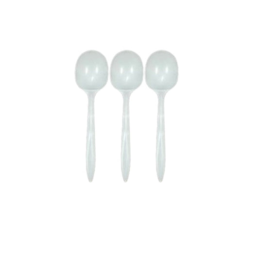 TOPAZ - SOUP SPOON LIGHT MEDIUM WHITE 1000EA