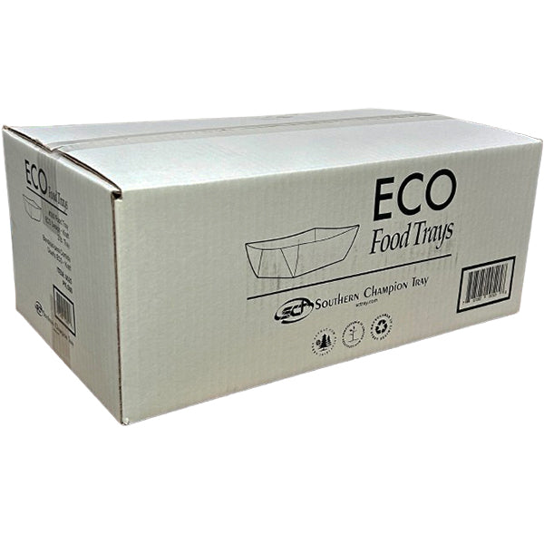 CALIBRE - ECO FOOD TRAY 3LB GREEN/KRAFT 250EA